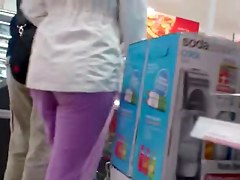 Nice big asses on a street candid video