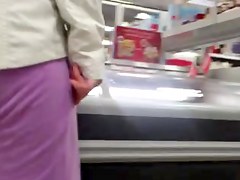 Nice big asses on a street candid video