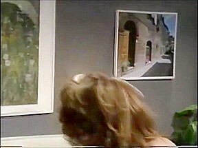Nice blonde in nylons is horny after all