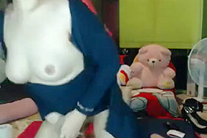 Nice cumshot from sensual filipina Marian