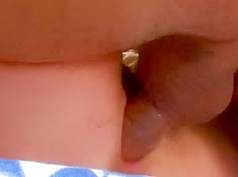 Nude Beach - Mature French Redhead DP Threesome CIM Facial