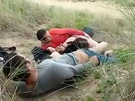 Nude beach - french dogging Fake twin not Step sisters with anal