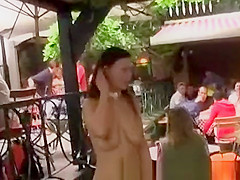 Nude walk on crowded street