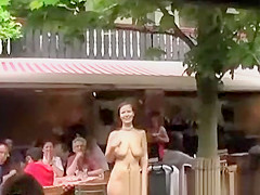 Nude walk on crowded street