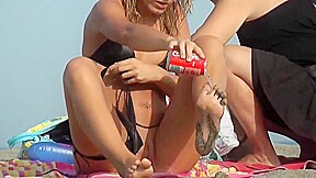 Nudist beach shaved college girl