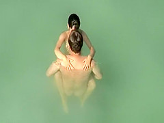 Nudist sex in the water