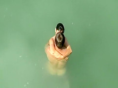 Nudist sex in the water