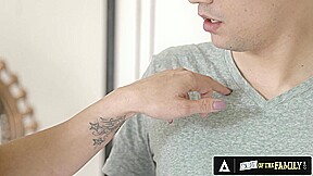 OUT OF THE FAMILY - Naughty Stepmom Fucks Her Stepson And Tells Him Not To Tell His Step sibling