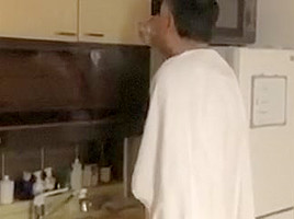 Old Man Punishing Rude Japanese Girl Next Door