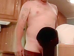 Older fat black gay helps a chubby youngster to cum blast