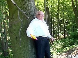 Olds Fuck Dolls - Grandpa Mireck Fucks 18yo Girl Ashley Sweet In The Forest