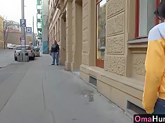 Omahunter Older With Massive Twat And With Young Woman