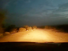 On A Dark Desert Highway    Pulled Off To Fuck