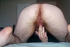 On My Knees And Edging Myself Playing With My Pussy