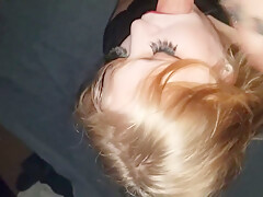 On My Knees For A Deep Throat Fuck