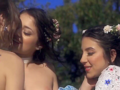 Once Upon A Time Riley Ryan And Lena Had A Threesome In The Park