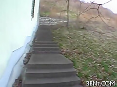 Outdoor Pussy Loving Action