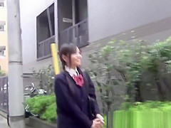 Outdoor asian upskirt