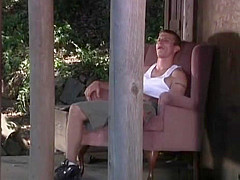 Outdoor stroker gets Sabrina Niev to fuck him