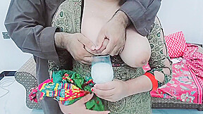 Pakistani Pressing Big Boobs Wife For Milk Than Fucking Her In Ass Hole With Hindi Audio