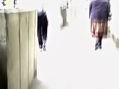 Pants have slid between the candid babes butt cheeks 07zi