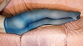 Pantyhose layer tease and anal sharpie