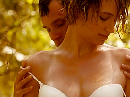 Pauline Lefevre - Outdoor, Public Sex Scenes, Topless - Voir La Mer (2011)