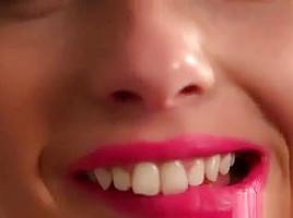 Peculiar Looker Gets Cumshot On Her Face Gulping All The Jis