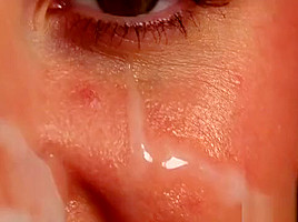Peculiar Looker Gets Cumshot On Her Face Gulping All The Jis