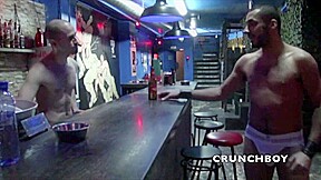 Pedro fucked by Step daddy in the sling in the open mind Barcelona - CrunchBoy