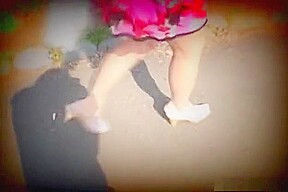 Peeking Under Skirt