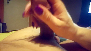 Perfect evening handjob