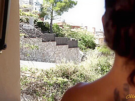 Petite Euro Brunette Named Hennesy Fucks A Handsome Tattooed Man In This Hot Session
