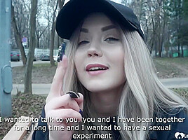 Picked Up Blonde Loves To Ride Cock