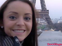 Pickedup French Babe Interracial Buttfucked