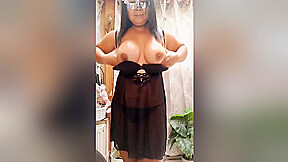 Play With Her Big Boobs - Asian Milf