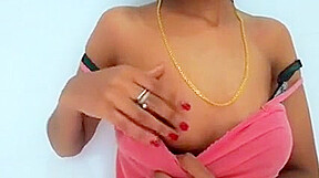 Playing With Her Cute Boobs After A Long Time