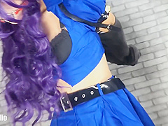 Policewoman Fallen Into A Trap