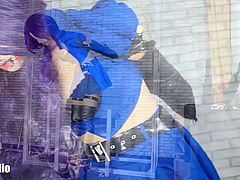 Policewoman Fallen Into A Trap
