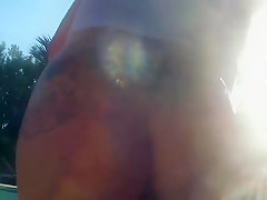 Pov Jap Redhead Giving Titjob And Blowjob In Outdoor Jacuzzi
