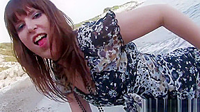 Pretty Brunette Craves A Cock At Each End