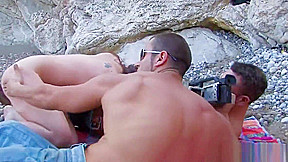 Pretty Brunette Craves A Cock At Each End