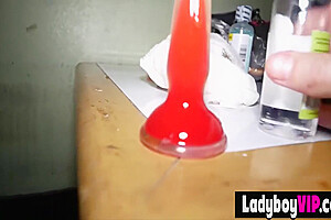 Pretty Faced Luxury Thai Ladyboy Chick Gets Hired And She Delivers On All Front 7 Min