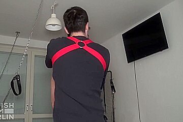 Preview Fetishdomberlin - Obedient Sub Sucks Cock Gets Spanked And Fucked