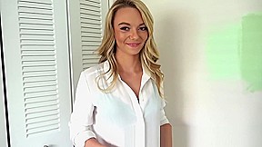 PropertySex - House painter smooth talks hot blonde boss lady into sex