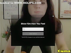Provocative Coed Show Her Huge Rack And Bootie Live