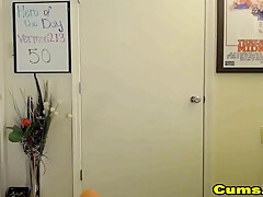 Provocative Coed Show Her Huge Rack And Bootie Live