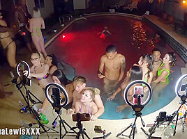 Public Pool Party Fuck Fest With Multiple Friends - Real Girls Fuck - PissVids