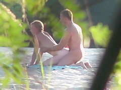 Public Russian Beach Couple Sex