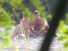 Public Russian Beach Couple Sex